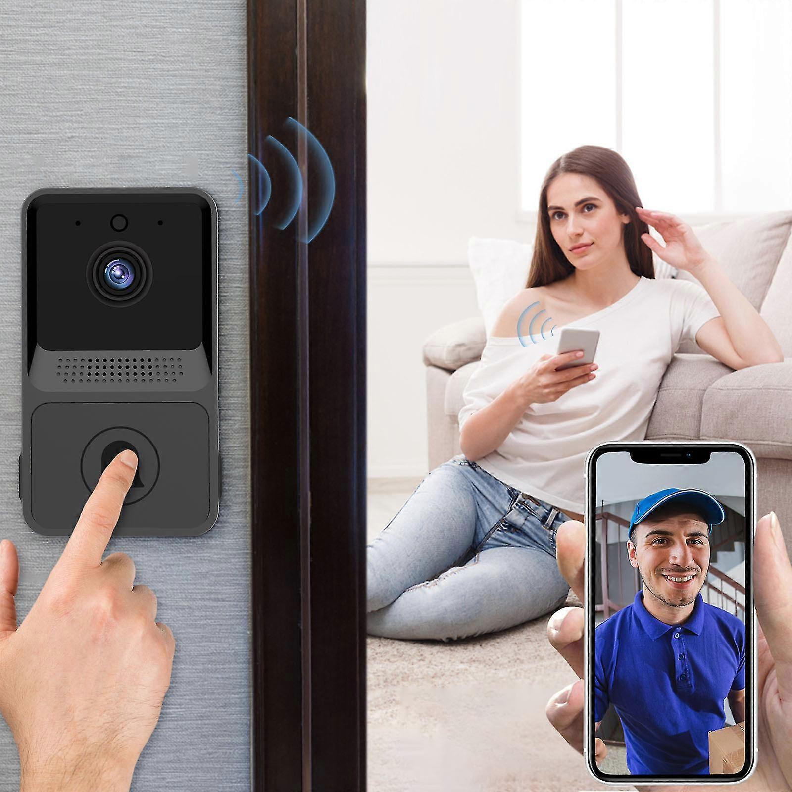 Smart Wireless Doorbell Wifi Hd Camera Video Phone Intercom Smart Security Intercom