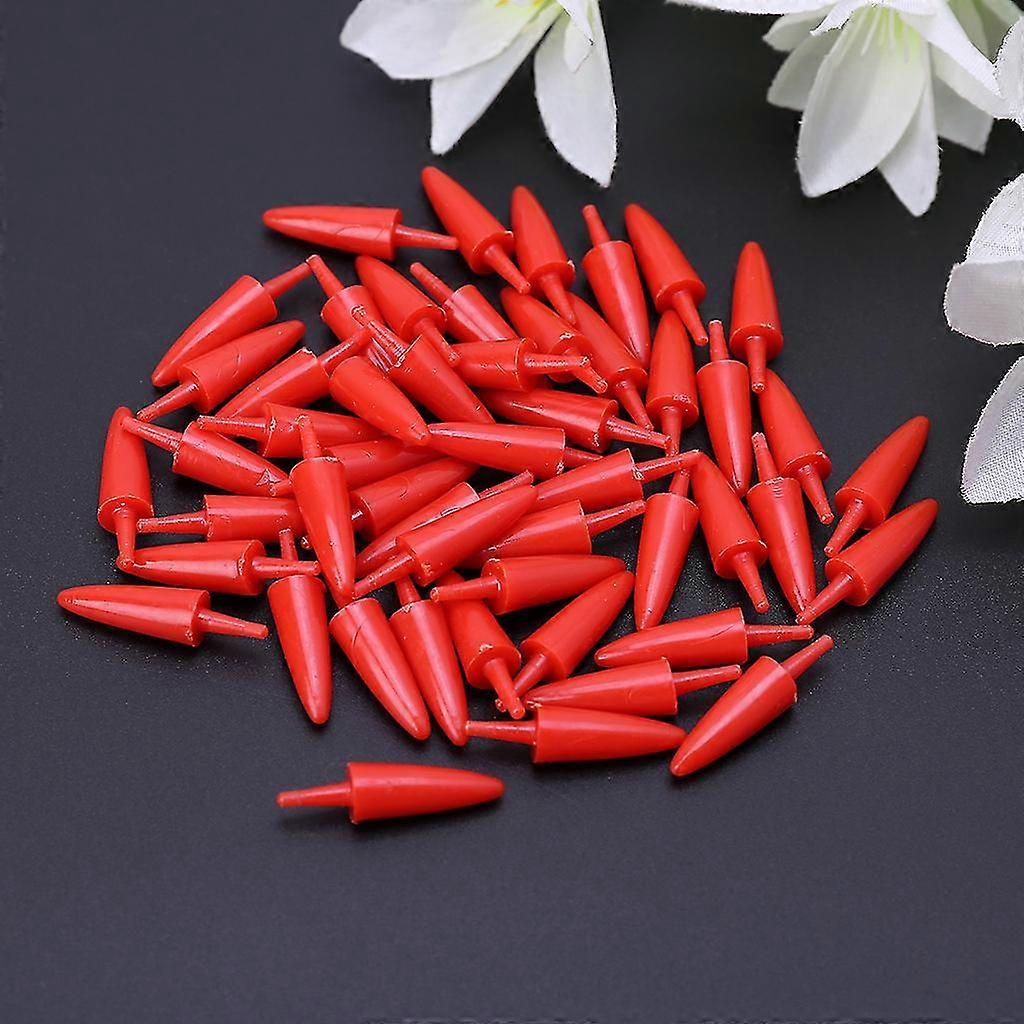 50pcs 12x23mm plastic diy snowman nose for handmade craft children kids