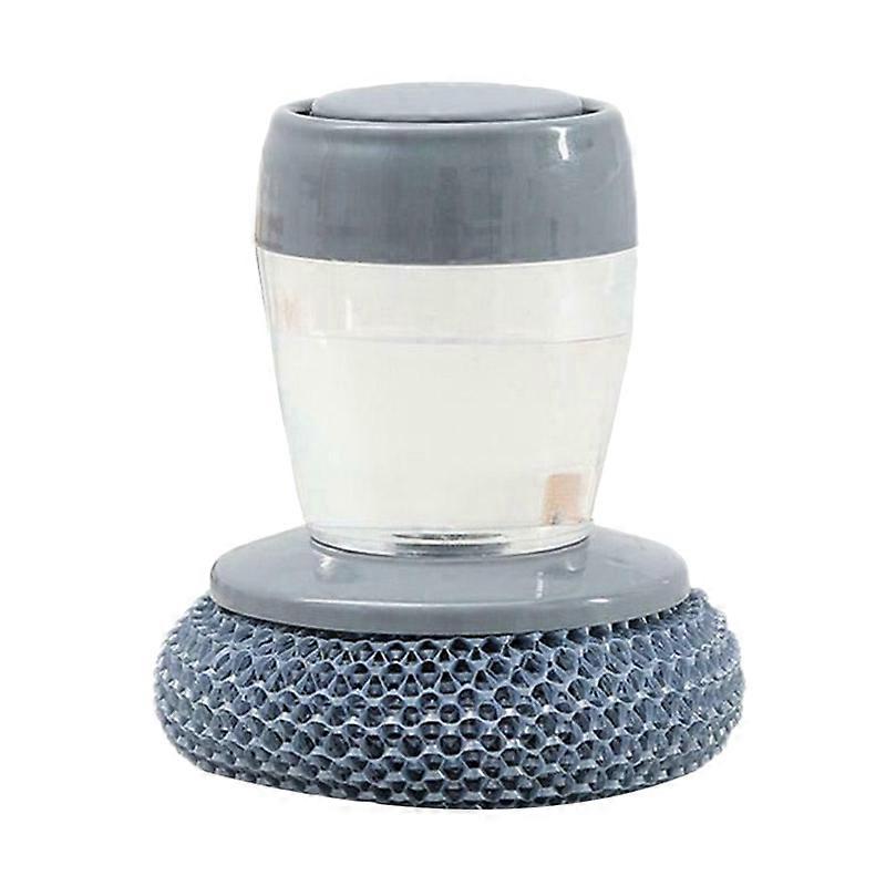 Cleaning Brush Rust-resistant with Storage Tank Plastic Practical Dish Washing Brush for Pots