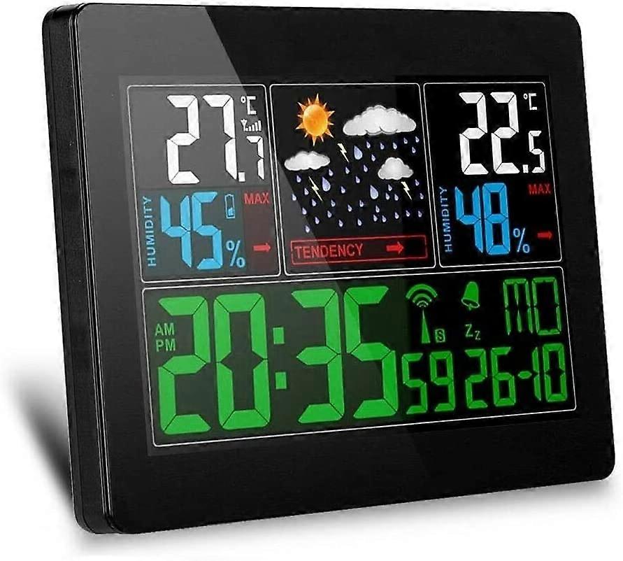 Väderstation/Väderprognos Trådlös Termometer Hygrometer