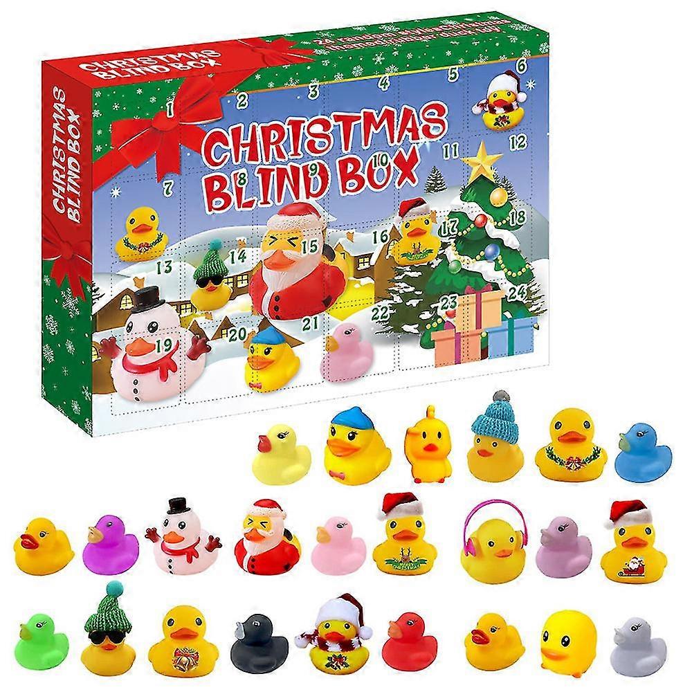 Christmas Advent Calendar-rubber Ducks Advent Calendar 24pcs