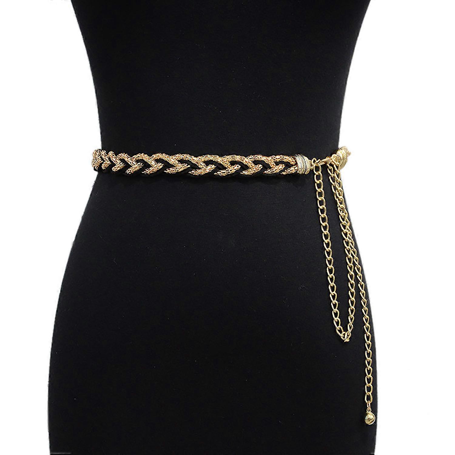 1 gold chain belt, 115 cm