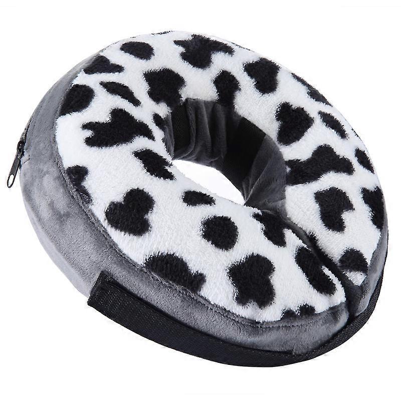 Inflatable Protective Collar for Dog Cone Collar,Soft Recovery Collar for Dog After Surgery,Suitable for Large/Medium/Small Pets,Light,Adjustable Donu