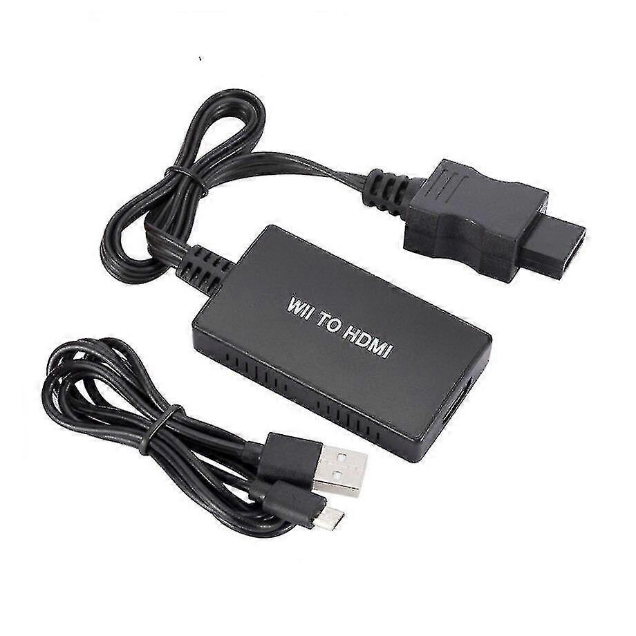 720p/1080p Wii To Hdmi-compatibility Converter With Cable And With 3.5mm Jack Audio For Hdtv Monitor Display Projector