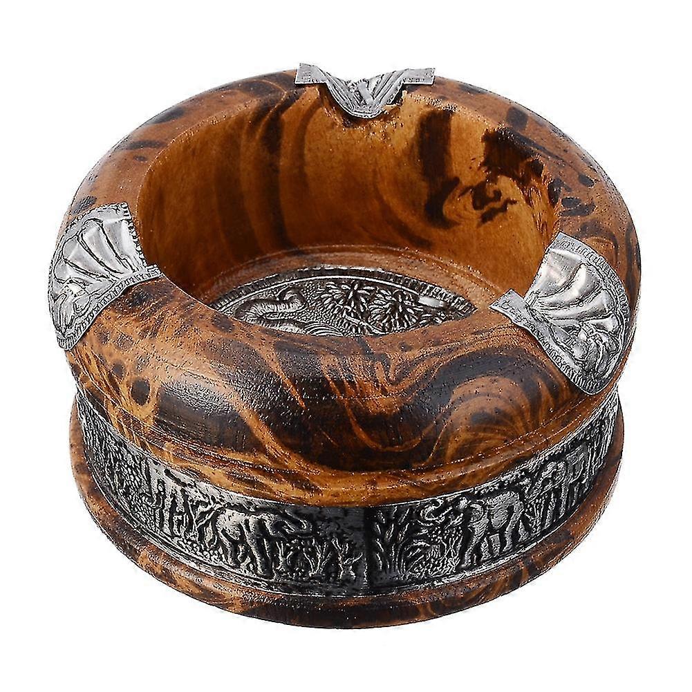 منفضة سجائر خشبية مقاس 3 بوصات، صينية تبغ، حامل سيجار، منفضة سجائر خشبية