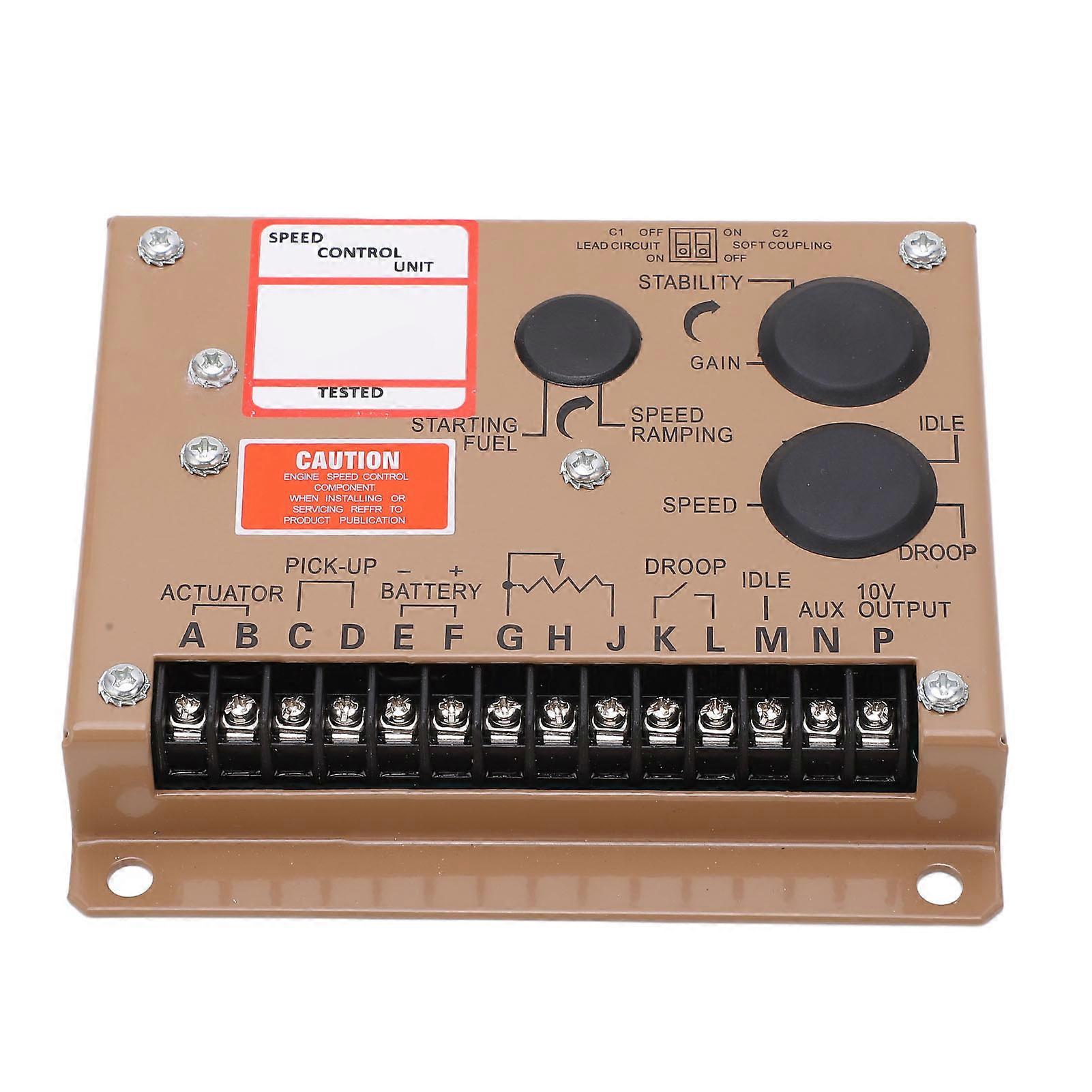Electronic Engine Speed Controller Quick Response Stable Generator Speed Cntroller ESD5520E 12V 24VDC