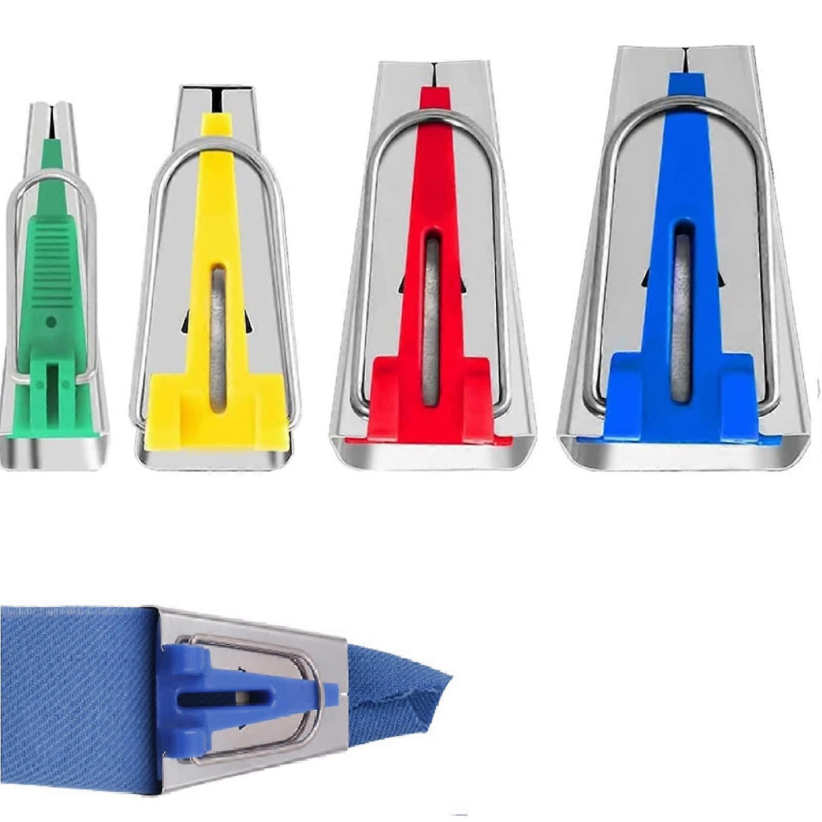 Bias Binding Machines, Naaien Bias Tape Fabric Tape, Fabric Bias Maker Tape Maker Tool, Tape Maker Tool voor het maken, Quilting Tool, voor het maken van Breedte 6 mm 12m
