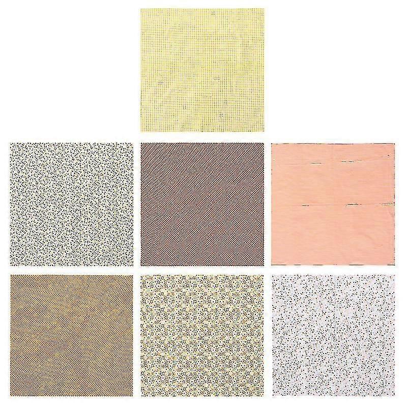 7st Handgjord bomullstyg