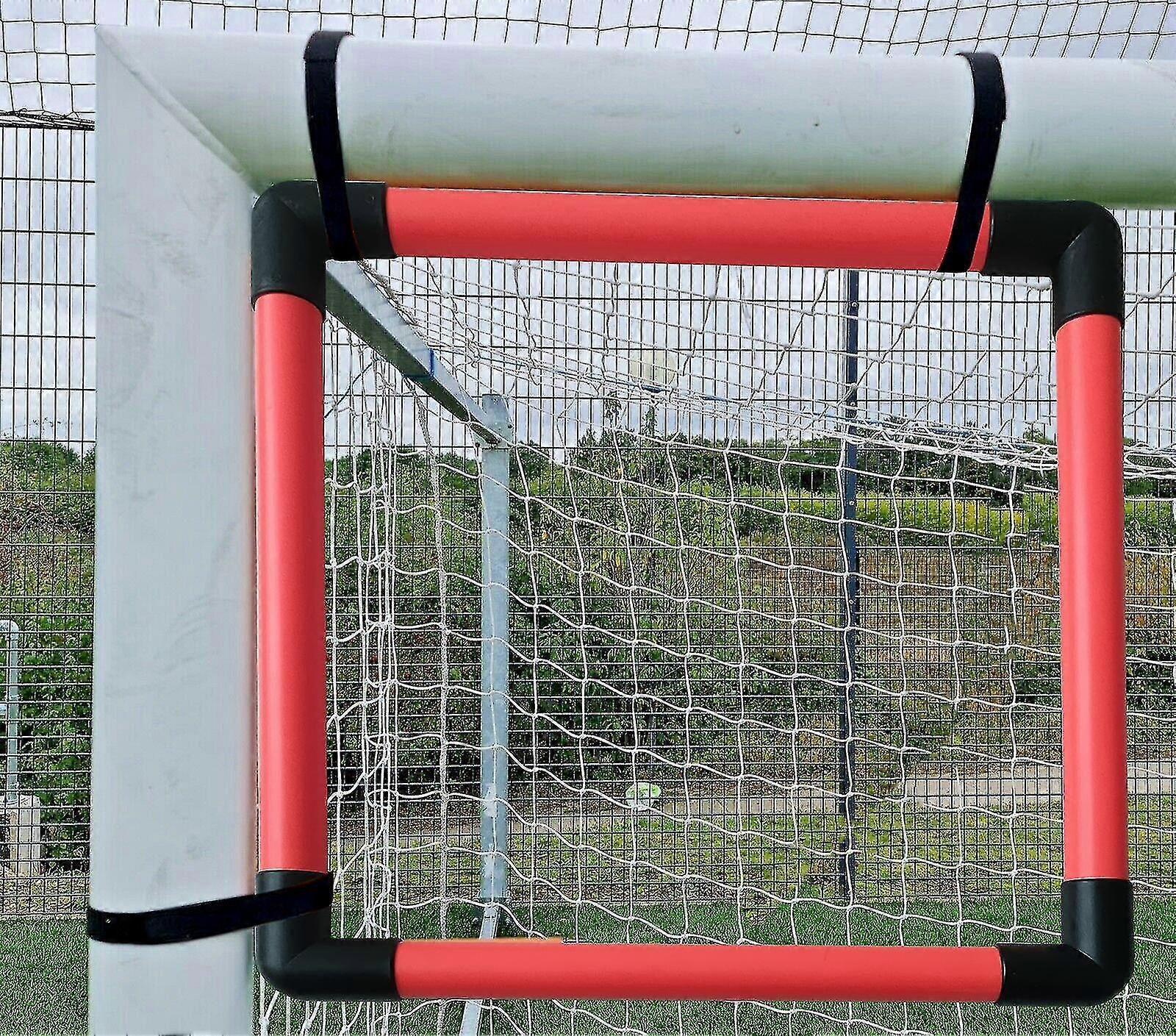 Football Goal Target Corner Shot Top Bins Skill Frame Training Fit All Ball Size 56x56cm