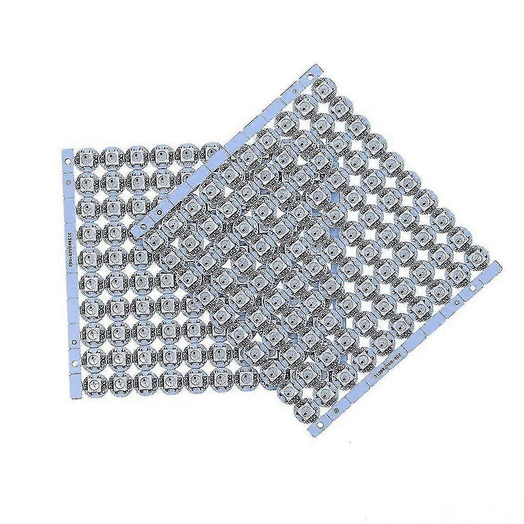 100 stycken Ws2812b Ws2812 Led-chip & kylfläns 5v 5050 Rgb Ws2811 Ic Ingebouwde Pixels-moduler (vit