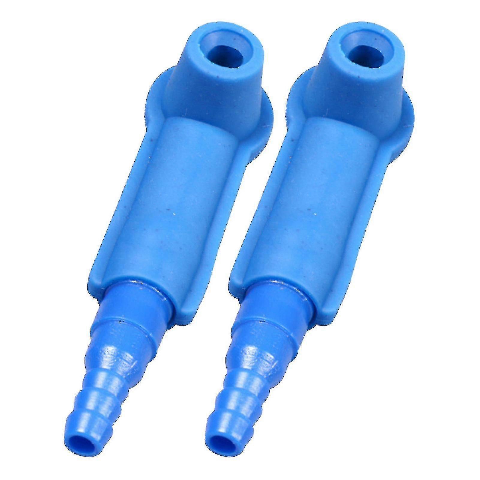 2pcs Brake Bleeder Socket Portable Professional Blue Brake Bleeder Kit
