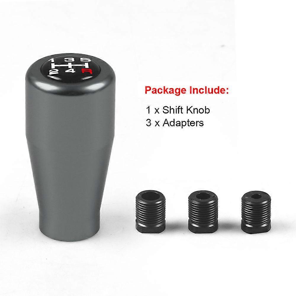 Universal Classic Style 5 Speed Car Gear Shifter Knob Manual Automatic Gear Shift Knob Racing Shift Lever-Black