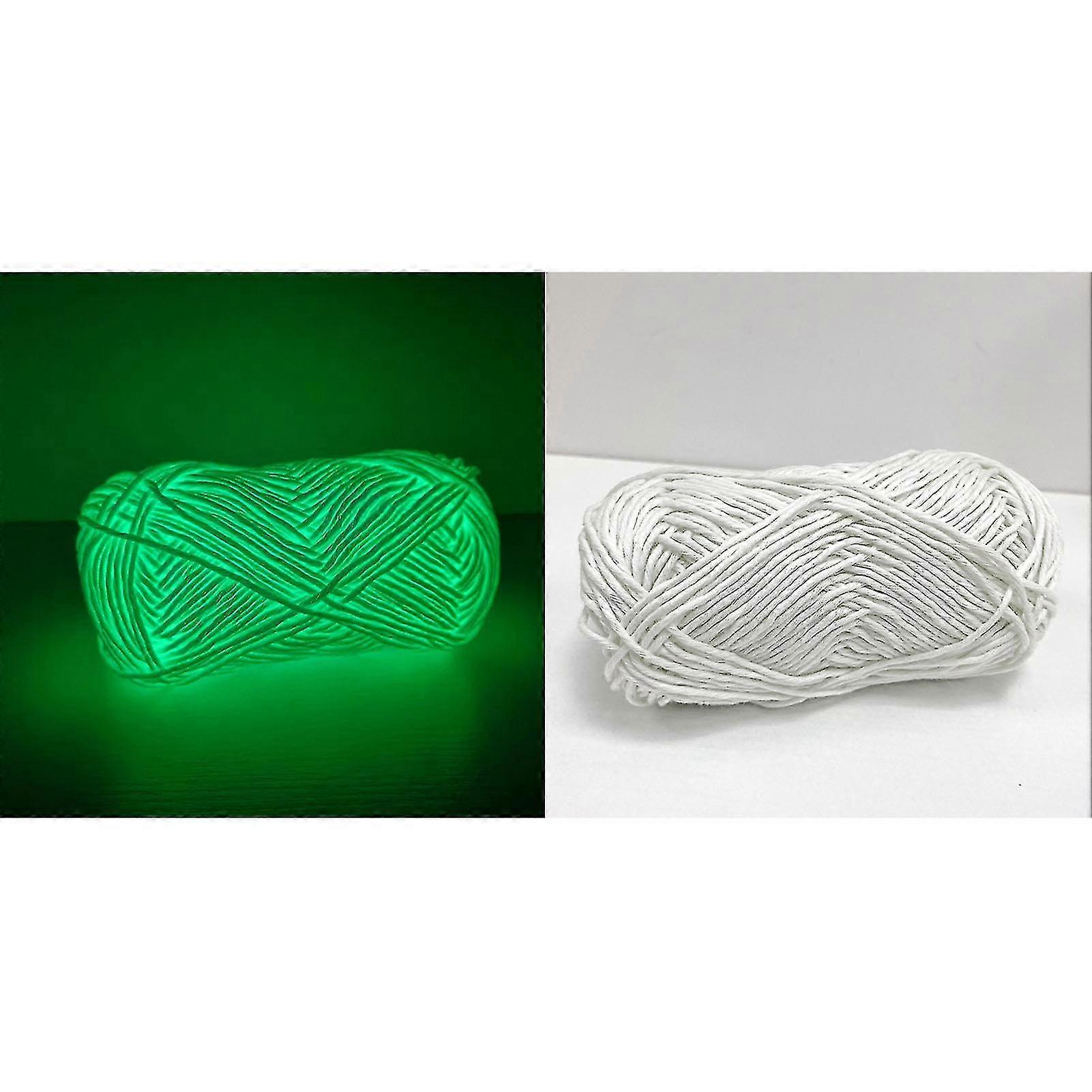 Luminous Wool Diy Hand Knitted Luminous Yarn Diy Weave Glow In The Dark