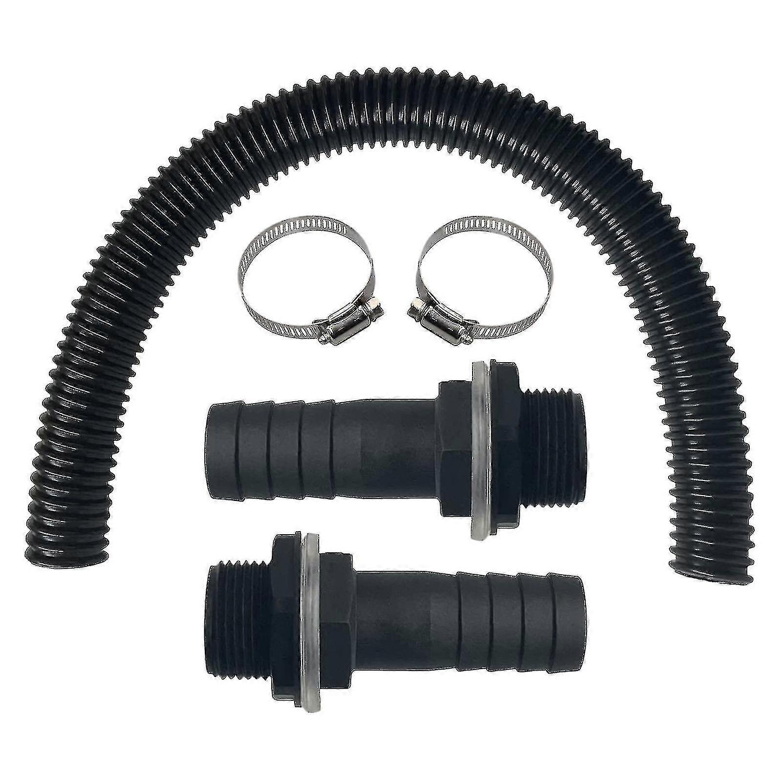 Rainwater Connection Kit For Water Connection With Hose Nozzle 100 Cm Connection Hose For Rain Barrels Rainwater