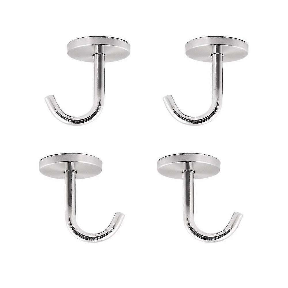 Stainless Steel Screws Mount Ceiling Hooks, Coat Hanger (2 Inch , 4 Pack)