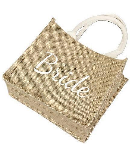 الذهب ختم حفلة العازبة BRIDE الكتان حفلة الزفاف شاطئ وصيفة الشرف هدية حقيبة يد HYK219