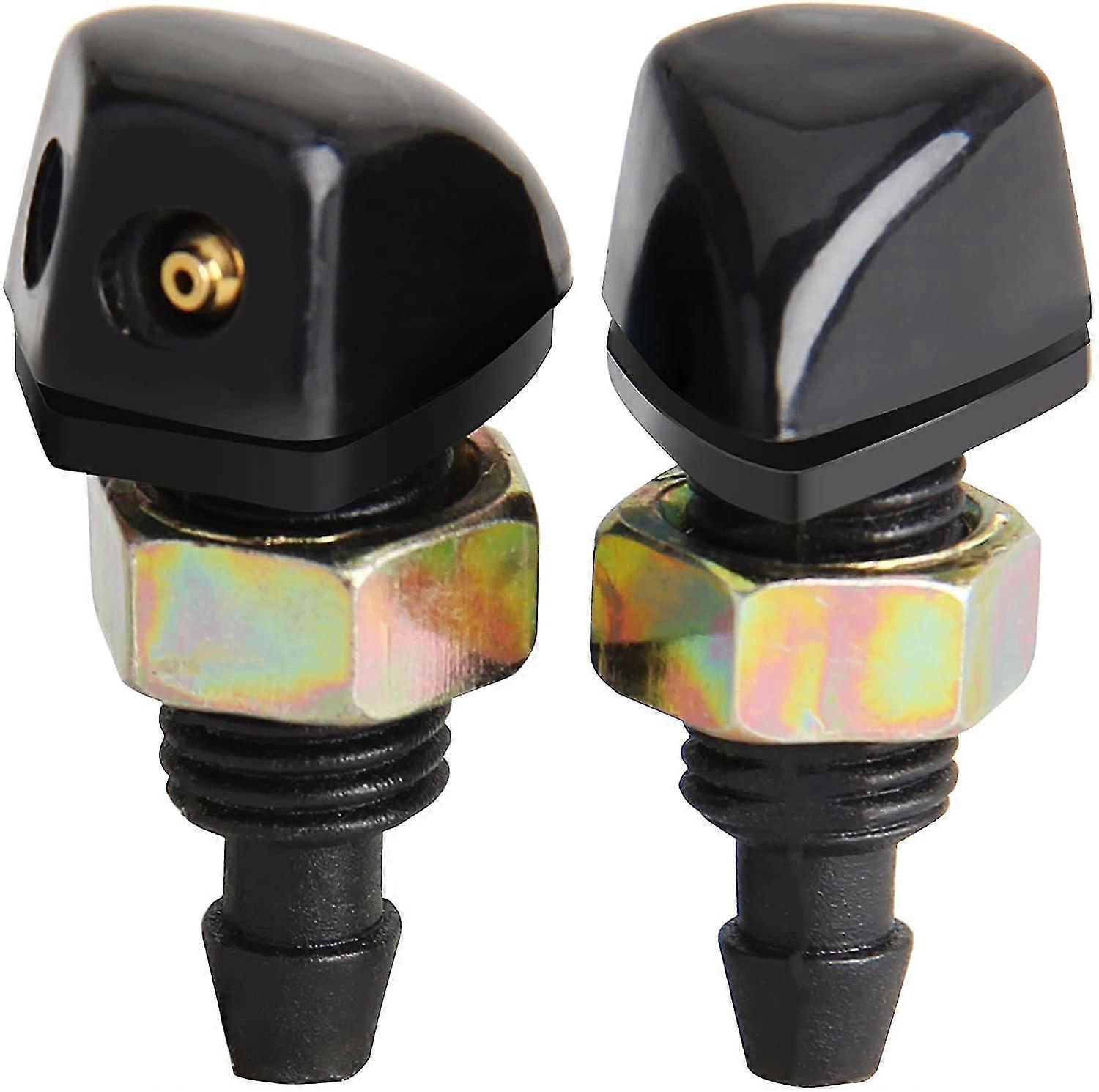 2x windscreen washer wiper spray nozzle: universal car windshield nozzles