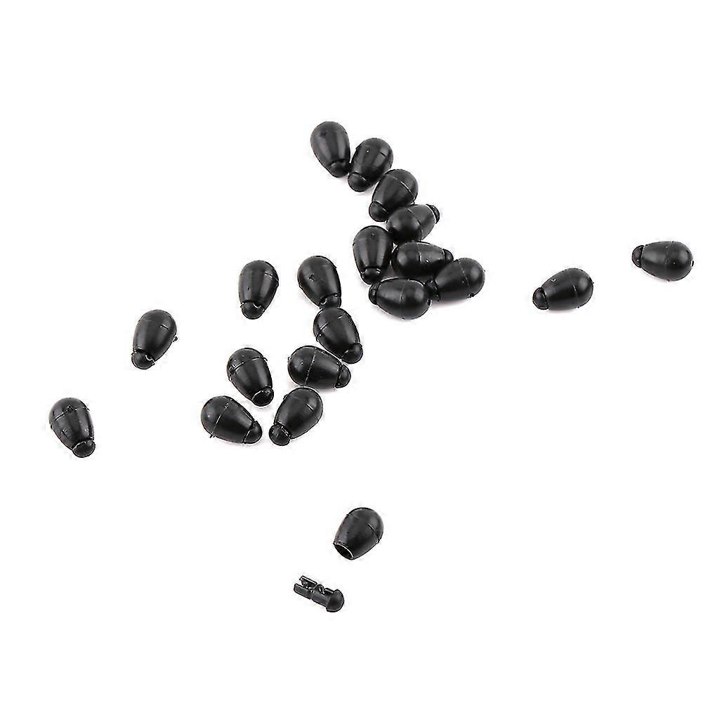 20pcs 9mm Quick Change Beads Carp Feeder Rigs Buffer Hook Connector