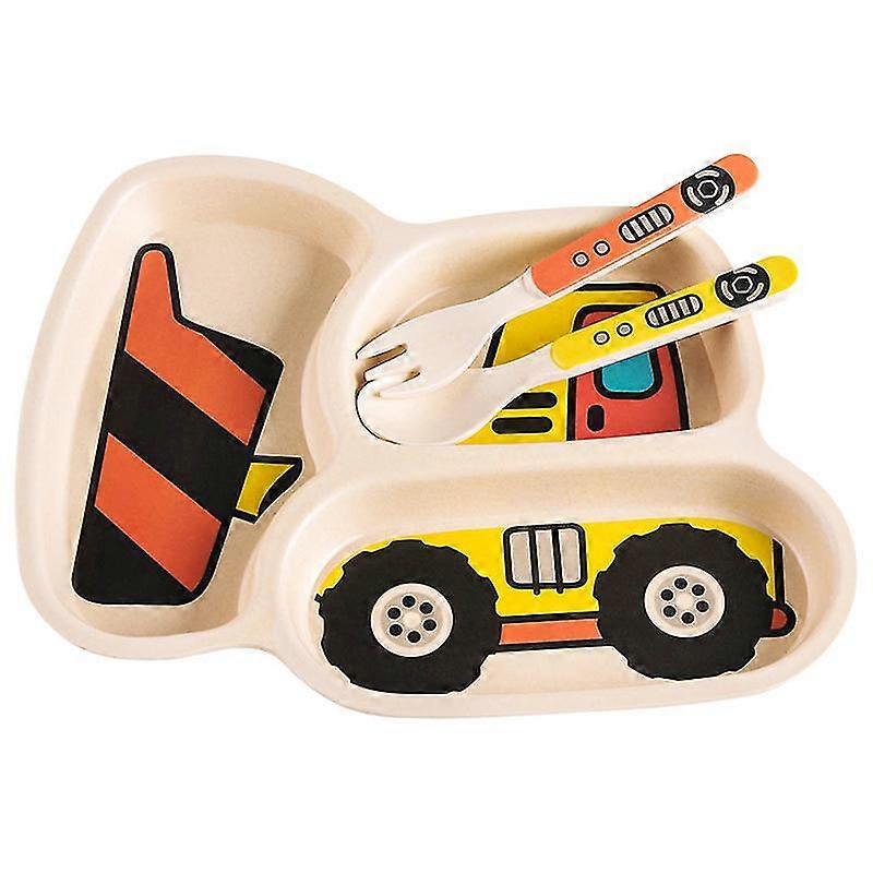 Bambus Kinderteller Set Kleinkinderteller Besteck Set Besteck Set