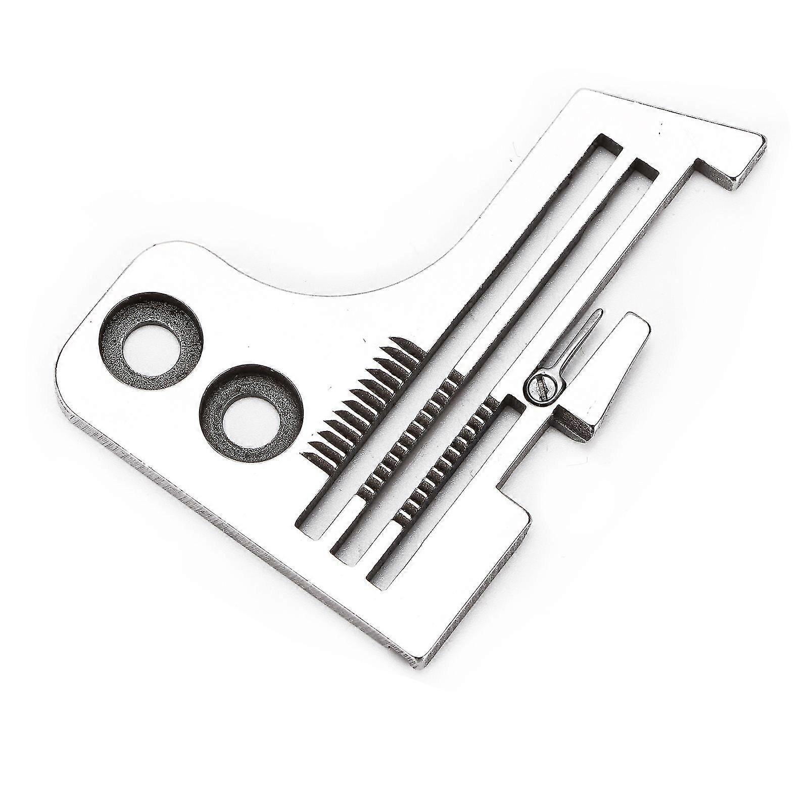 Four-Thread Overlock Sewing Machine Needle Plate for Easy Installation and Use on Small Parts