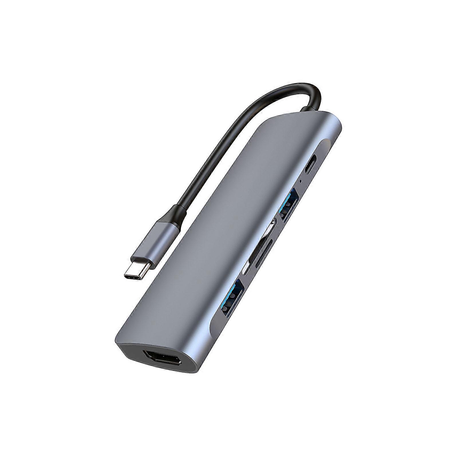 Intelligent Type-C Docking Station Hub USB Type C to USB3.0/SD/TF Card PD 87W