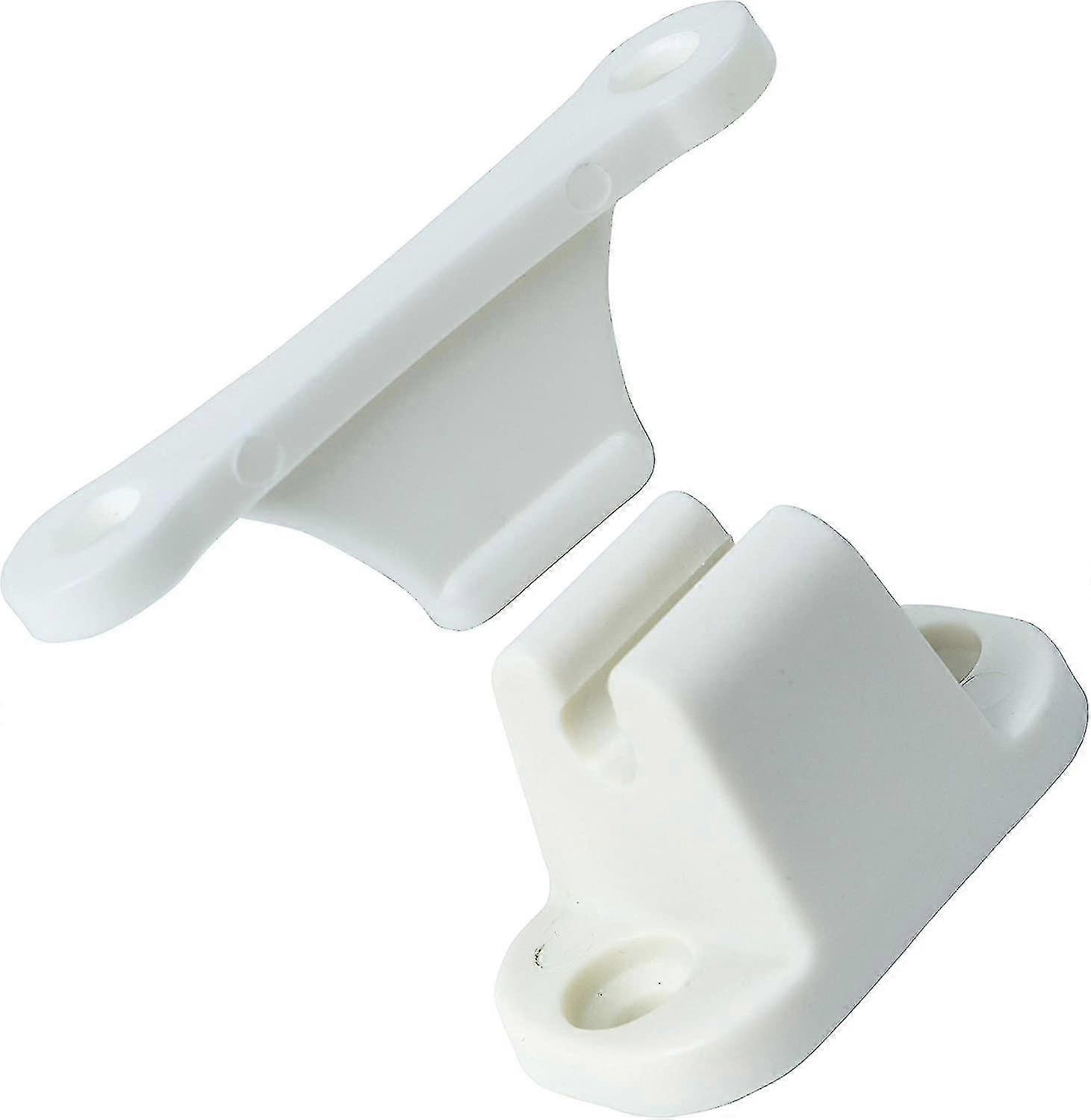 2 stuks caravan en camper deurvergrendeling, bergdeur, wit6 * 3,8 * 2,5 cm