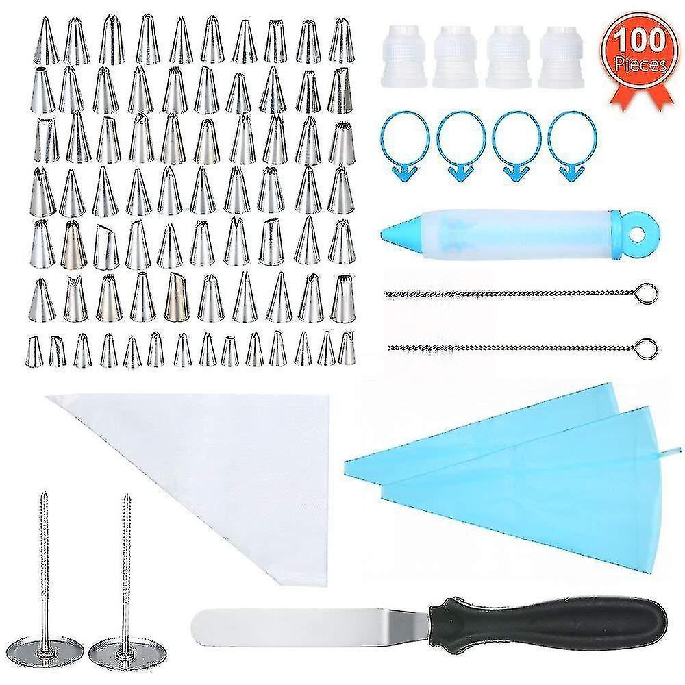 100 stuks taart decoratiedoos met opbergdoos