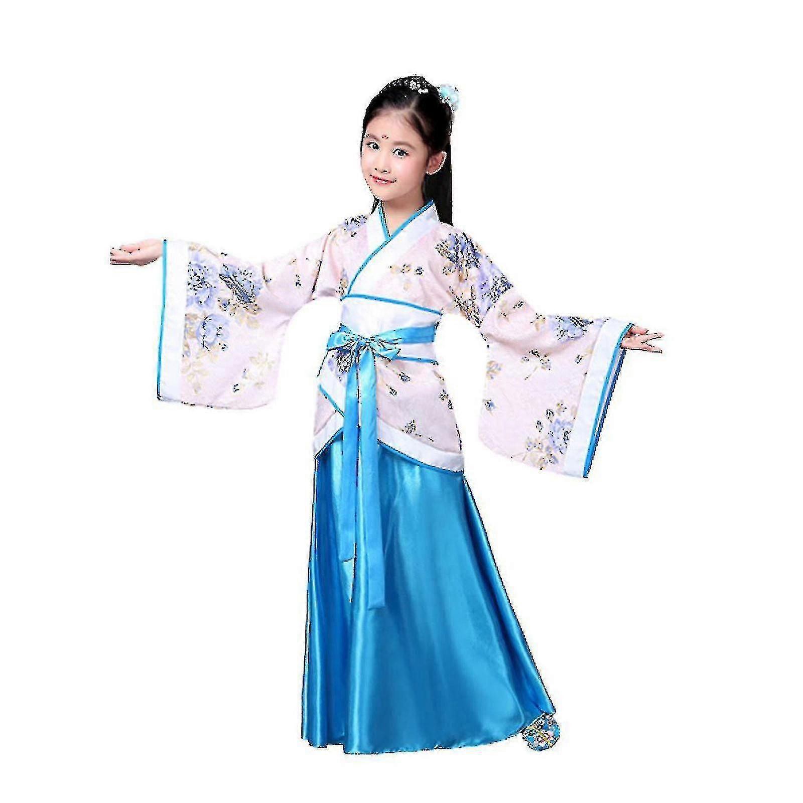ילדה Hanfu בגדים מסורתיים סיניים תחפושות קוספליי עתיק Hanfu גלימה עם שרוולים ארוכים - Snngv