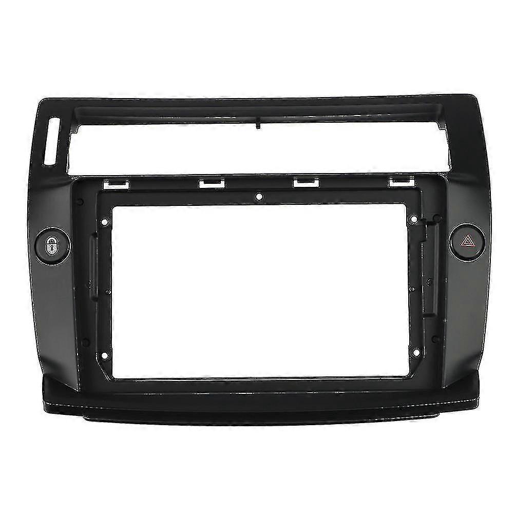 2 Placa de áudio estéreo de rádio do carro Din para Citroen C4 Quatre 9 Polegadas