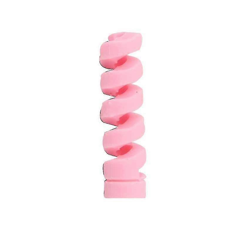 5pcs Cable Protector Silicone Bobbin Winder Wire Cable Organizer Cover