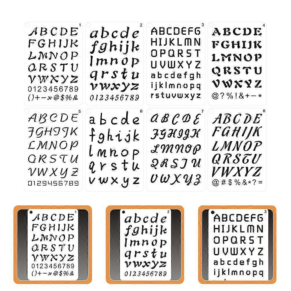 24-teiliges Schablonen-Set Tiere & Buchstaben – 10,2 X 17,8 Cm PET-Schablonen Für Scrapbooking, DIY, Wandgestaltung