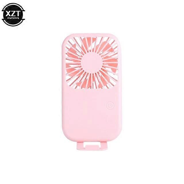 Powered Hand Fans USB Mini Fan Portable Pocket Fan Cartoon Handheld Desktop Outdoors Travel USB Rechargeable Fans Three Gear Wind Speed Regulation