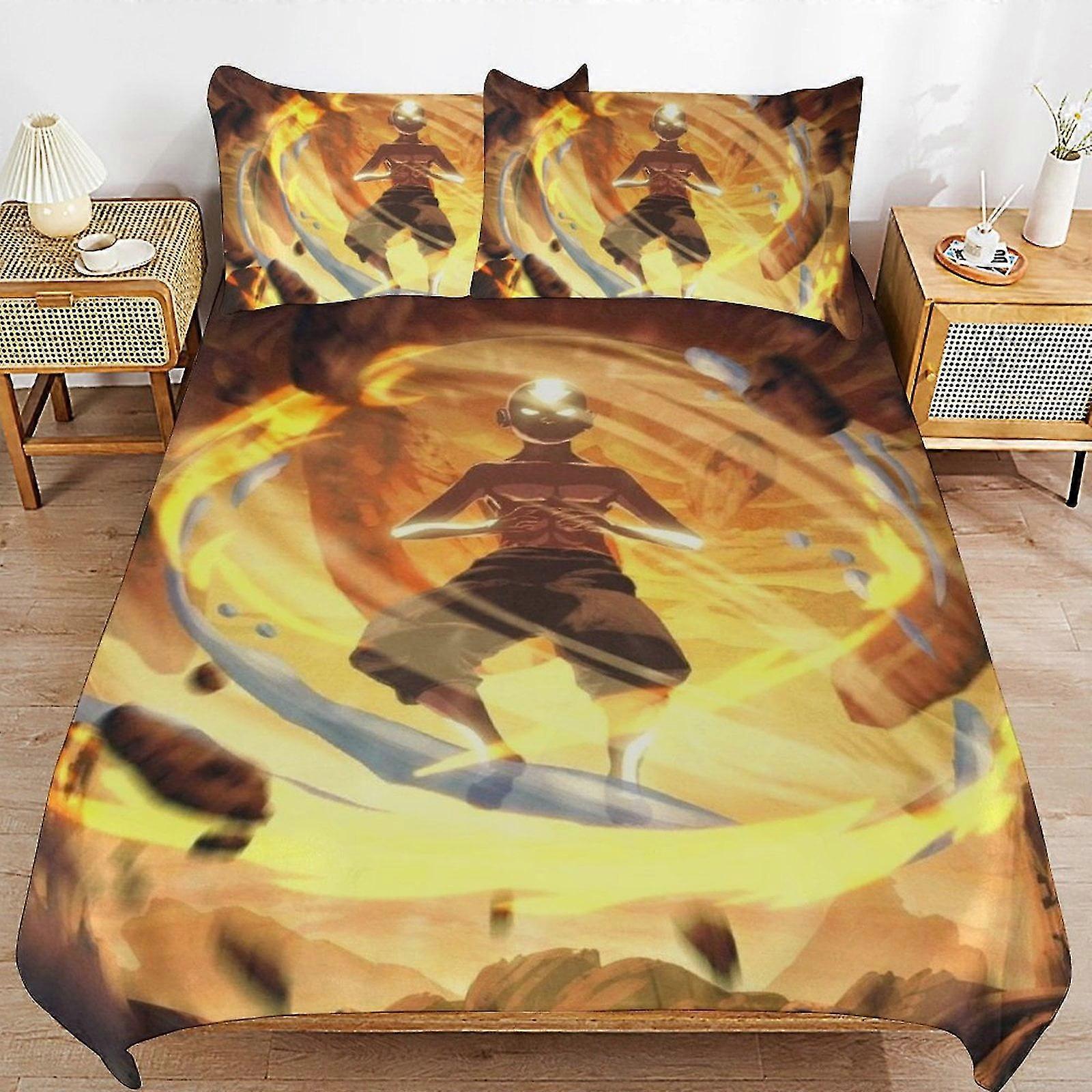 b977 Prostěradla 3dílná sada povlečení Avatar The 3 ks 1 povlak na přikrývku a 2 povlaky na polštář prostěradla gb977