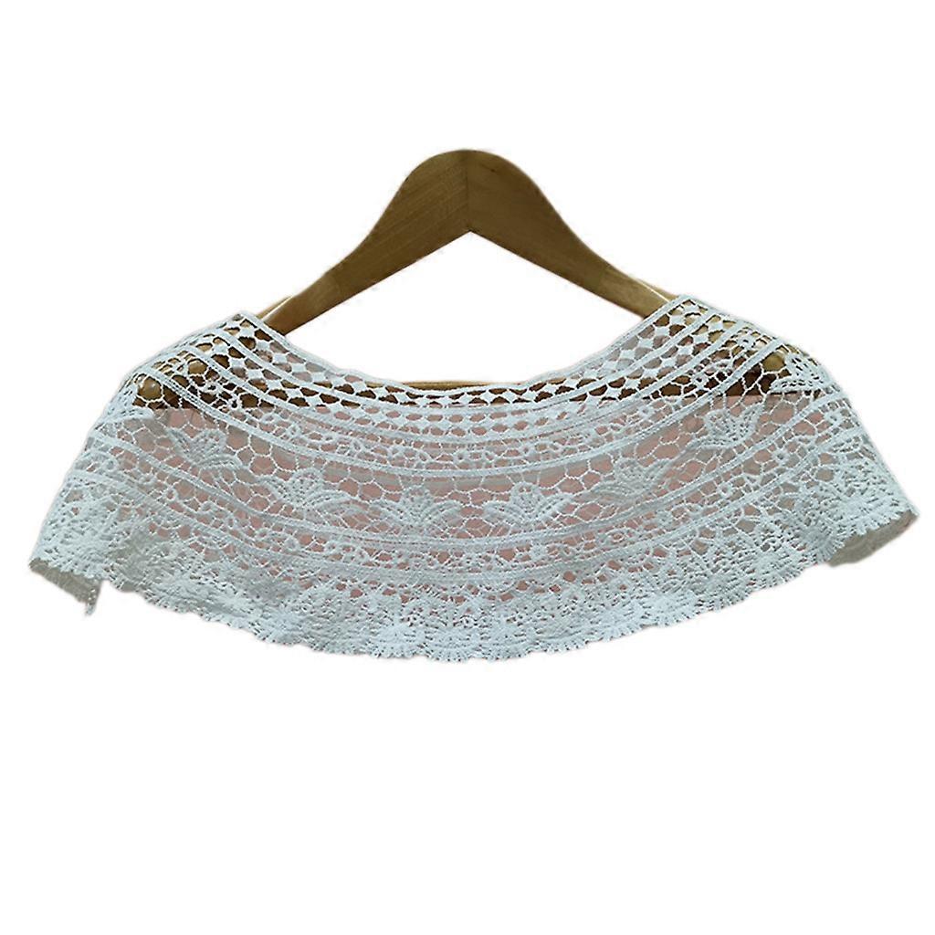 Womens Embroidery Floral Lace Shawl Wrap Wedding Bridal Flapper