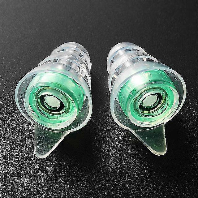 1 زوج من سدادات الأذن المصنوعة من السيليكون الناعم حماية الأذن القابلة لإعادة الاستخدام سدادات الأذن المهنية للموسيقى الحد من الضوضاء للنوم عصابات دي جي بار Sport-MXBC