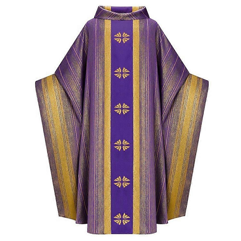 Église Pasteur Célébrant Chasuble Prêtre Robe Vintage Robe Robe Cape Cassock Vêtement
