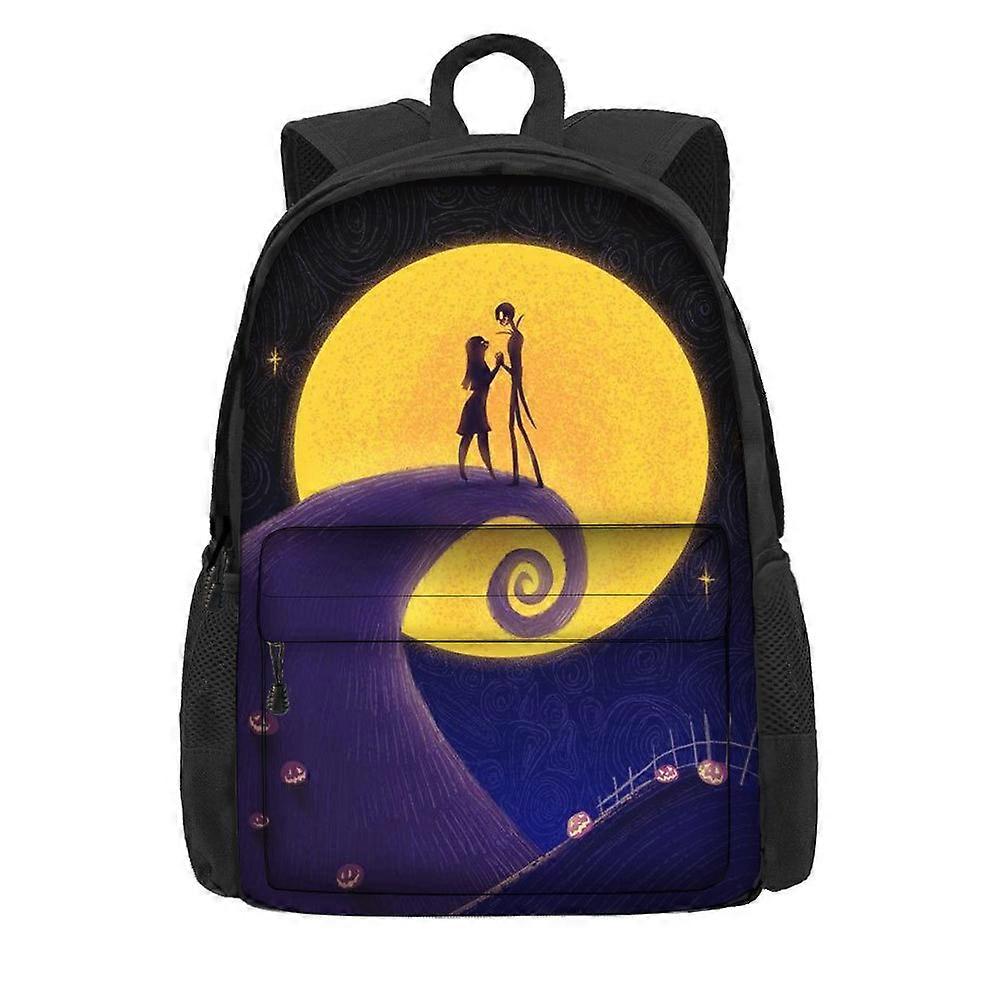 The Nightmare Before Christmas Printed Backpack Student Polyester Cartoon Children's Backpack