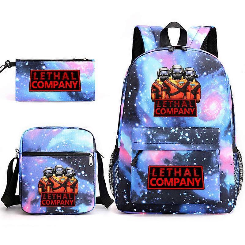 Zaino Lethal Company, astuccio per studenti maschio e femmina set da 3 pezzi