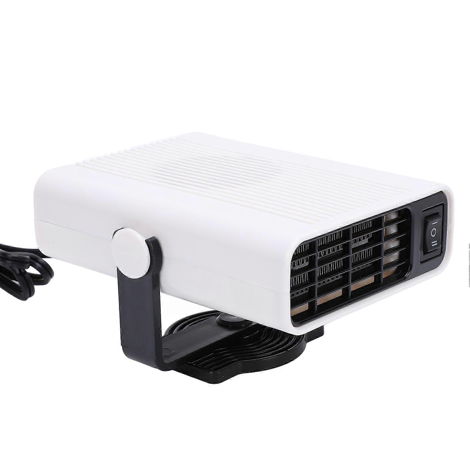 Car Heater 120W Fast Heating Enhanced Safety Portable Efficient Performance Car Windshield Defogger for Vehicle White 12V