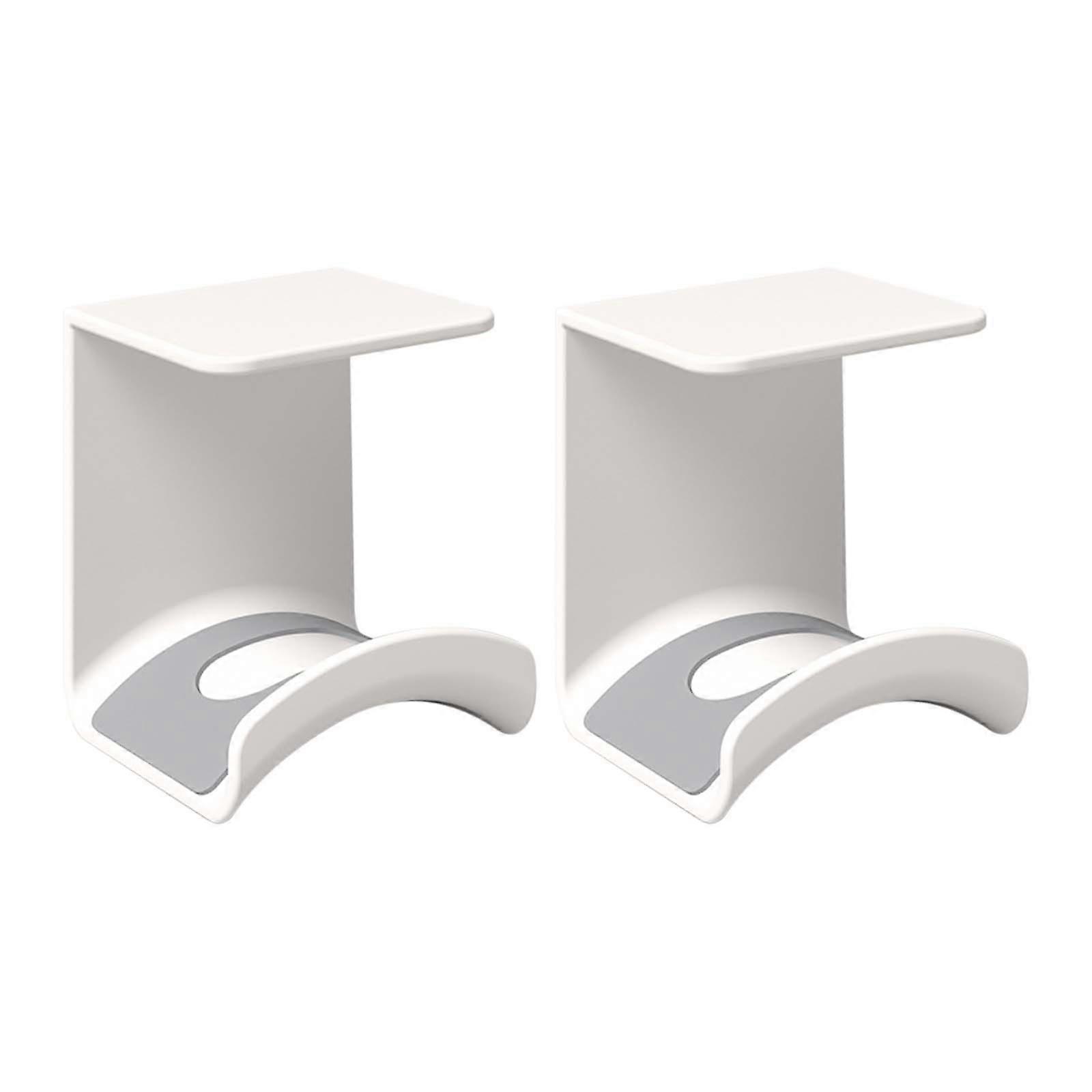 2pcs Head Mounted Earphone Hanger Non Perforated Storage Stand Computer Earphone Stand