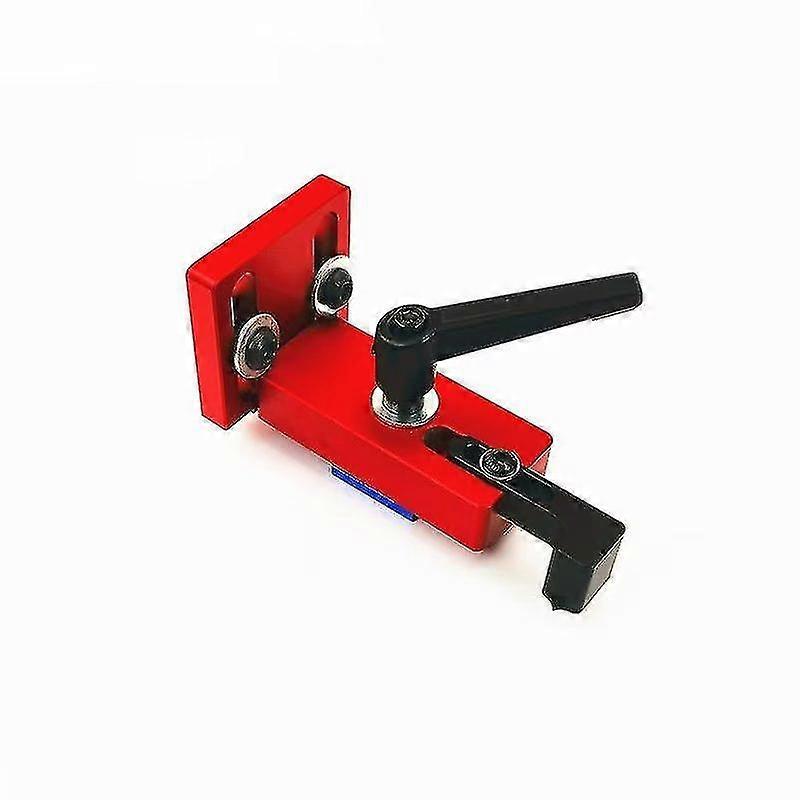 Fixed T-slot Miter Track Stop Chute Stopper Manual Woodworking Diy Tools (1pc, Red)