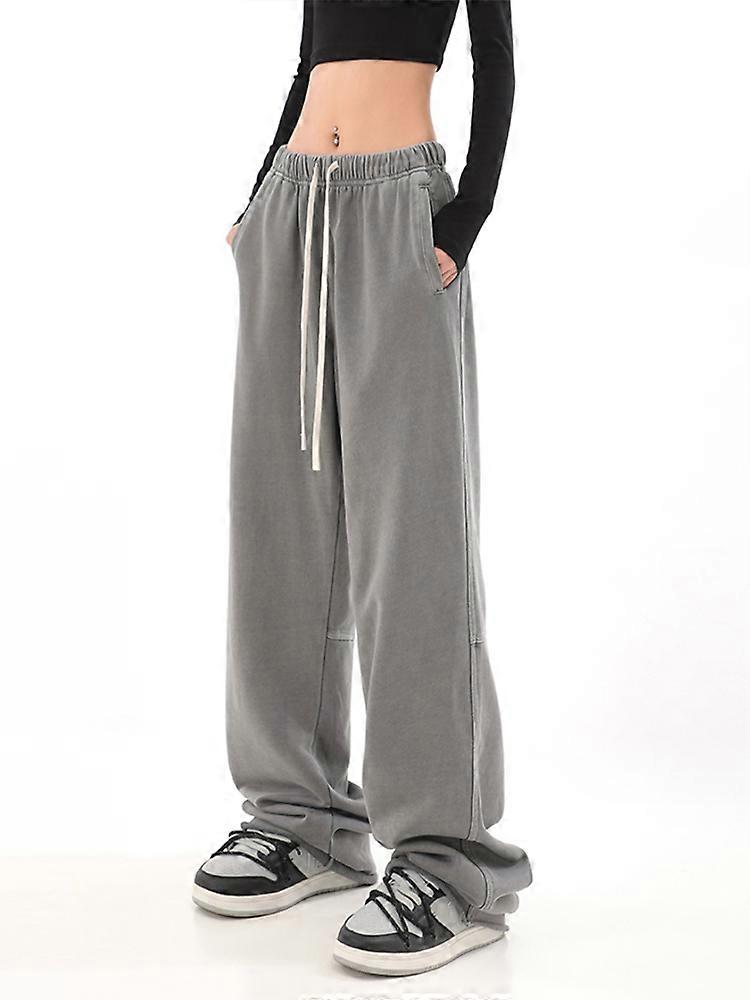 sullen】90s vintage baggy slacks grey Vintage wide slacks sullen