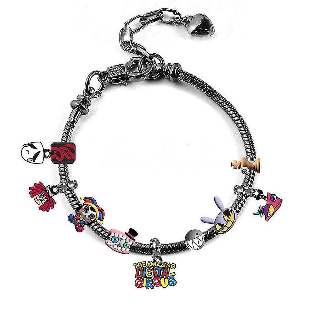 L'incredibile Circo Digitale Braccialetto Fascino Perline Gioielli Regolabili Bambini Ragazze Regali