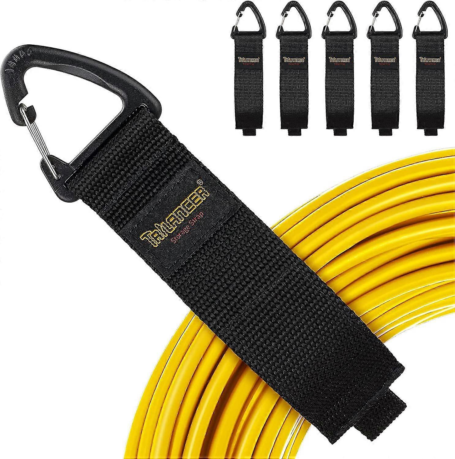Storage Straps - Extension Cord Storage, Organizers,  Holders, Cable Straps For Tools, Hoses, Ropes, Rv, Workshop And Garage Wall Storage And