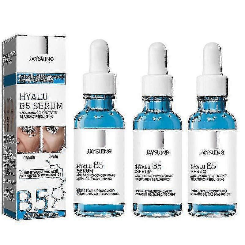 احصلي على بشرة شابة مع Jaysuing Jaysuing Anti-Crinkle B5 Essence - 3 قطع - يرطب ويشد ويرفع ويضيء