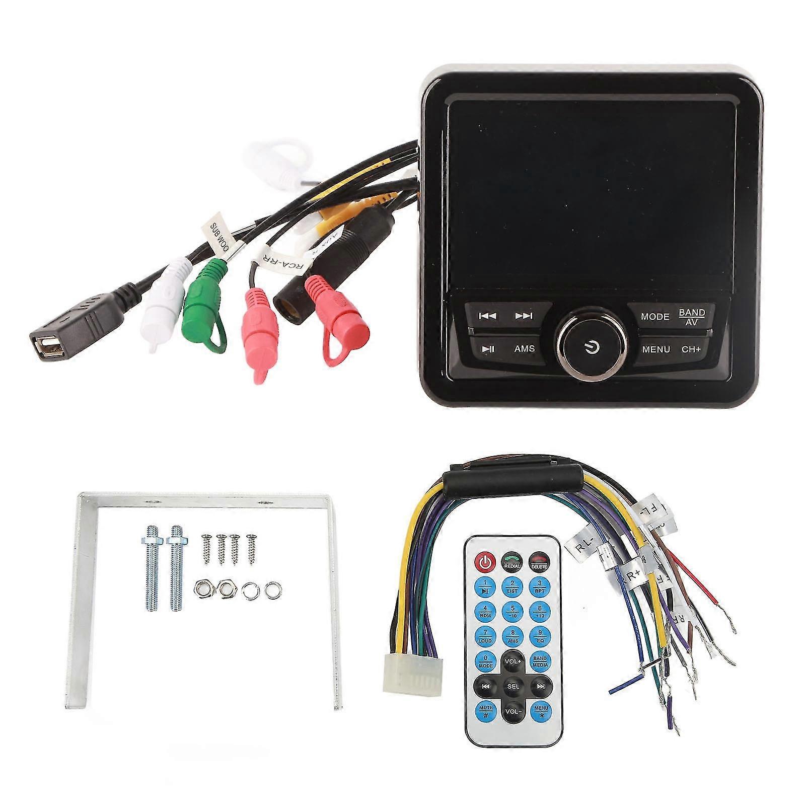 Boot Radio Stereo, Marine Boot Radio Auto Auto AMFM Radio Auto Radio Radio Empfänger Benutzerfreundliches Design js