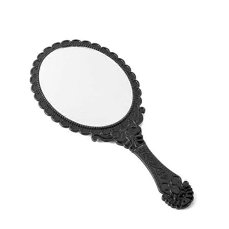 Creative Vintage Pattern Makeup Mirror, Portable Lace Mirror, Handheld Mirror