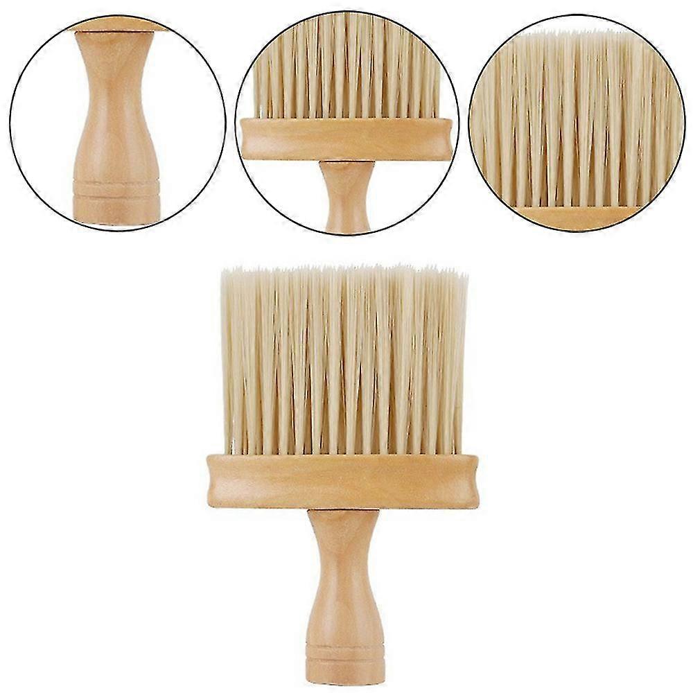 クリーニングブラシダスティング木製ハンドルソフトブラシ車内装ヘアサロン用