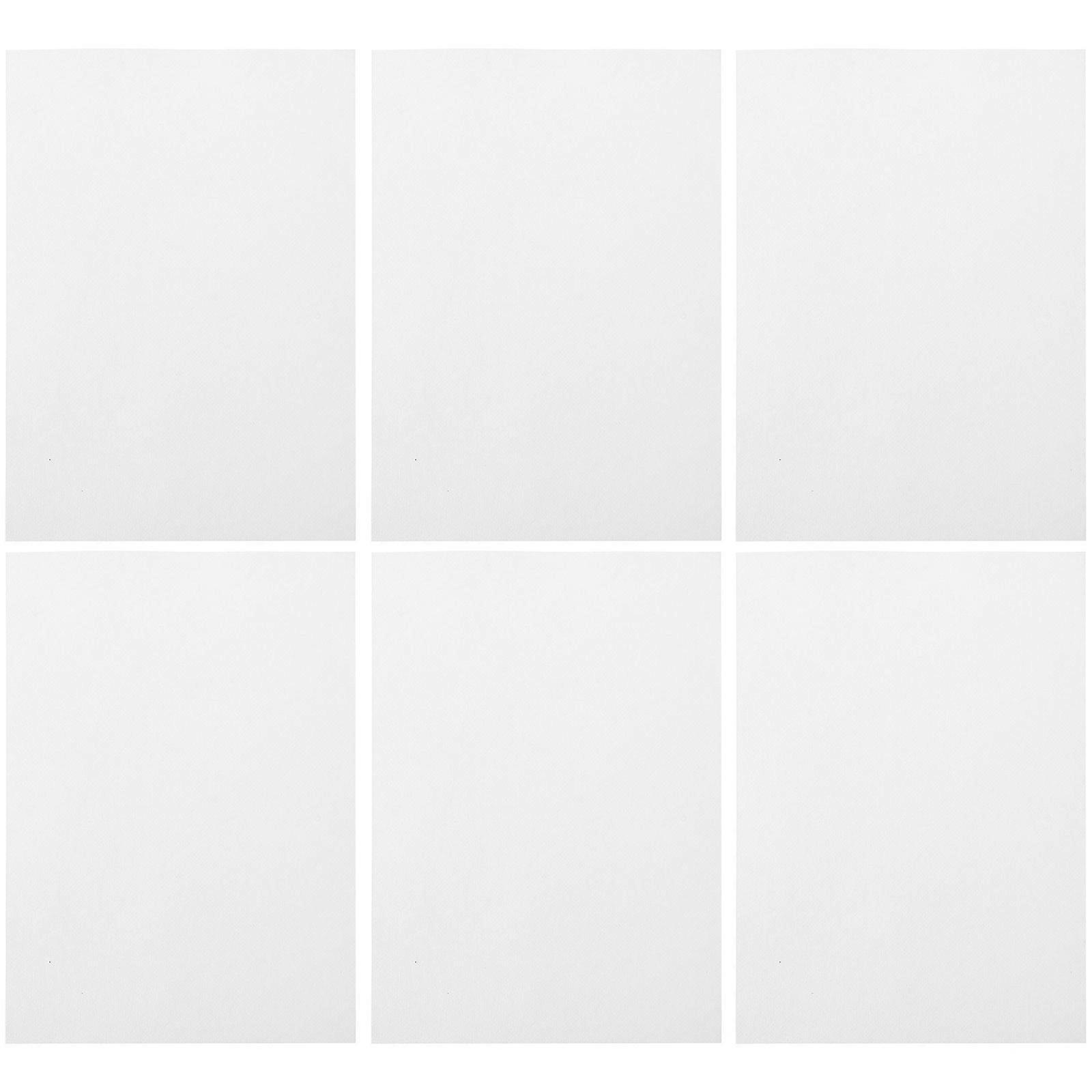 6pcs Stabilisateur De Broderie Soluble Dans L’eau Stabilisateur De Broderie De Lavage Feuille Soluble Dans L’eau