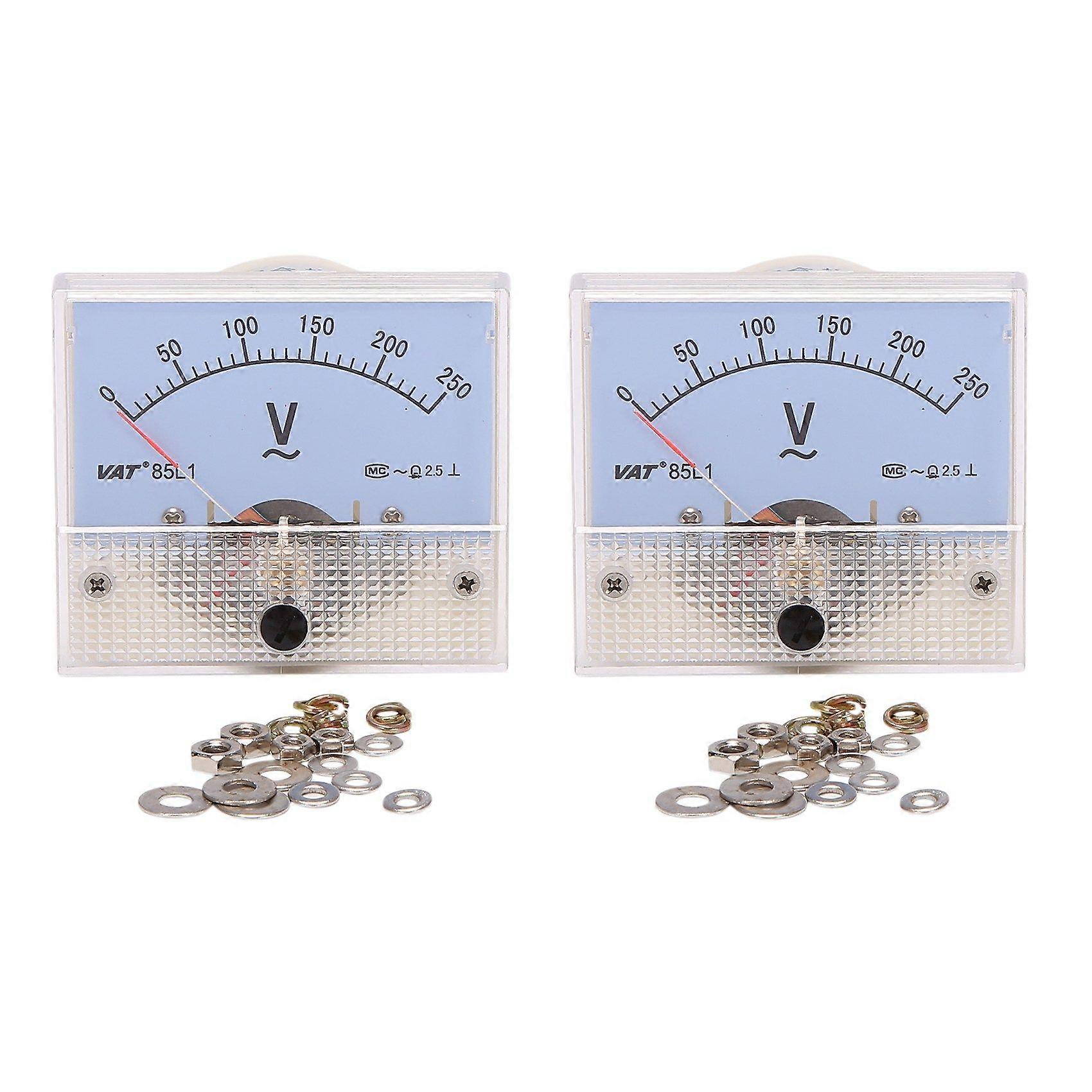 Pointer AC Voltmeter Panel Volt-Voltmeter Tester Meter Gauge AC 0 - 250V for CNC Machine Tools, Ins